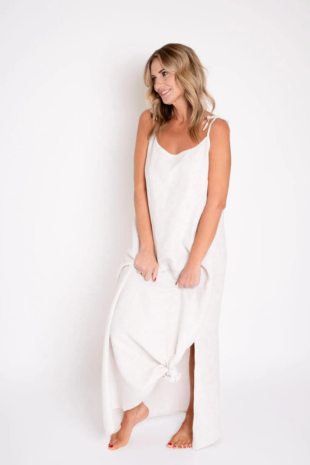Pacific Linen Maxi Dress sold by Line in the Sand product image thumbnail 4