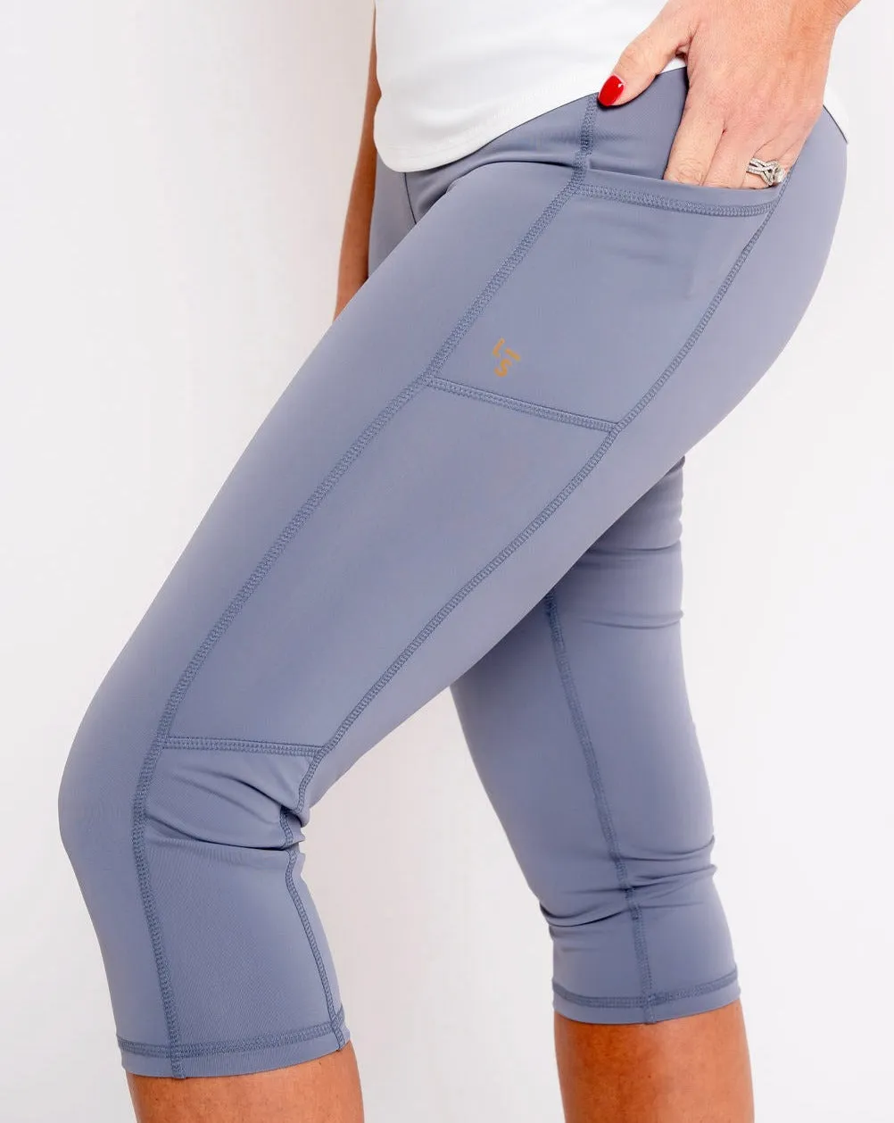 Jump In 3/4 Swim Leggings - Escape sold by Line in the Sand