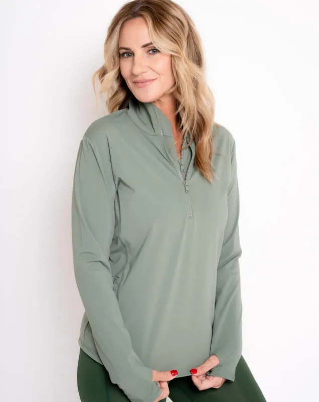 Paddle On Pullover - Seagrass sold by Line in the Sand