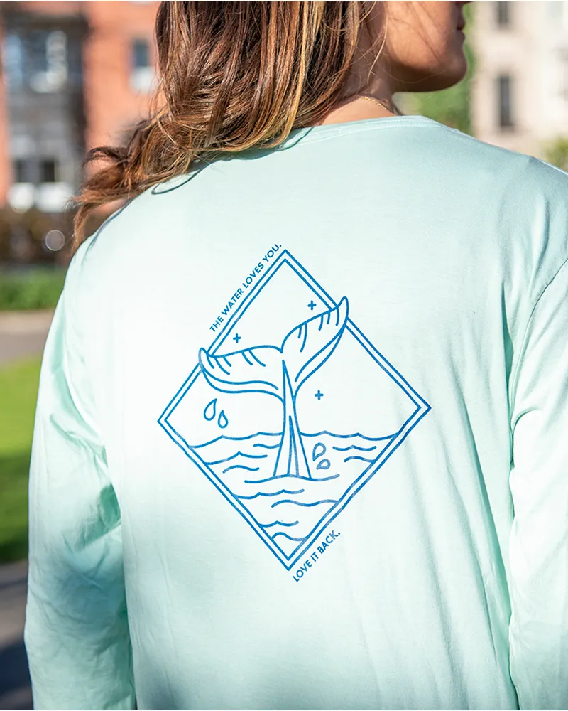 Unisex Whale Longsleeve sold by Line in the Sand product image thumbnail 2