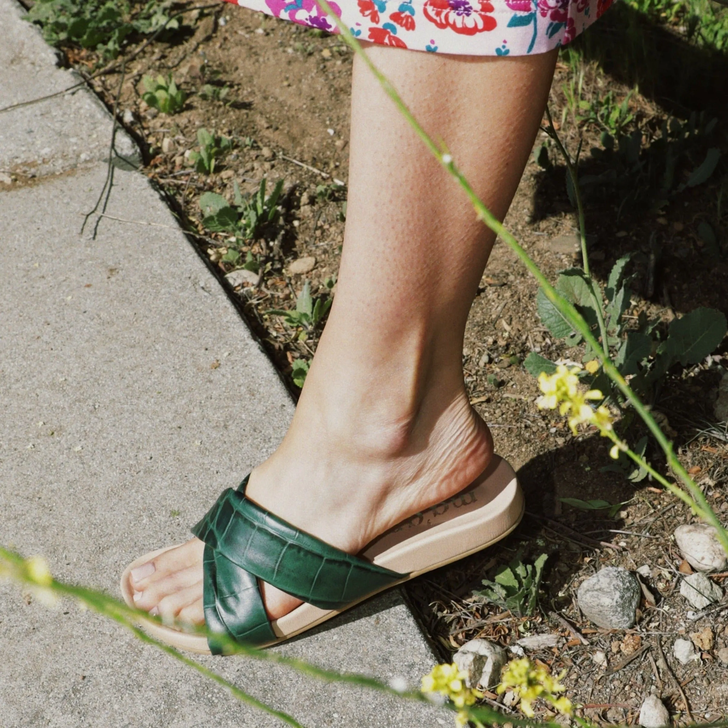 Dolly Sandals - Forest sold by Ma'am Shoes