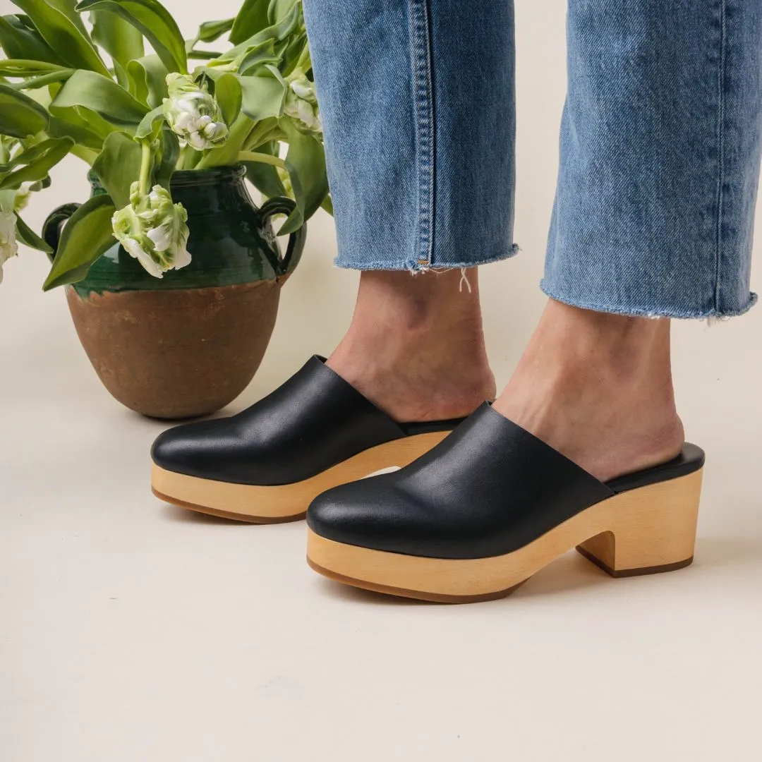 Gloria Clogs - Ebony sold by Ma'am Shoes