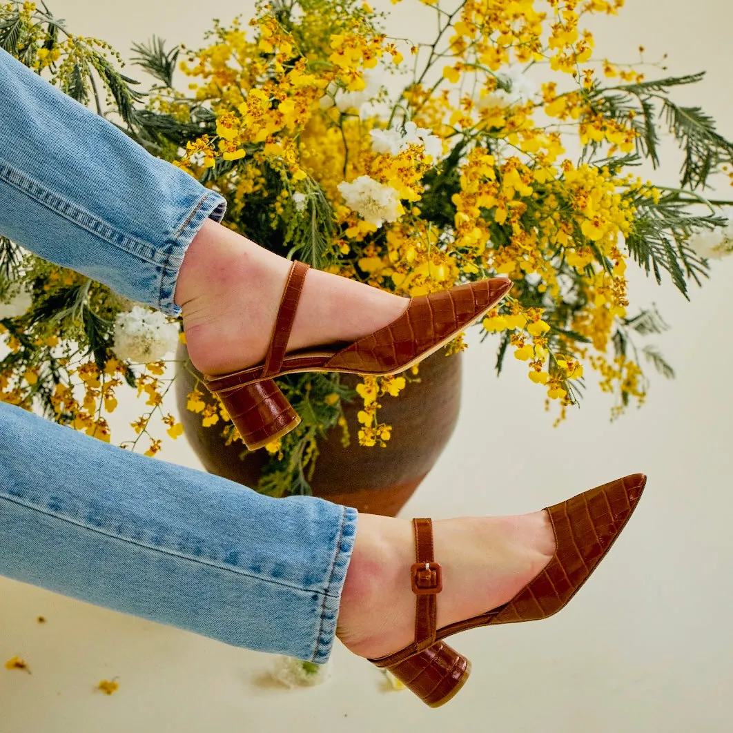 Ruth Heels - Cognac sold by Ma'am Shoes product image thumbnail 5