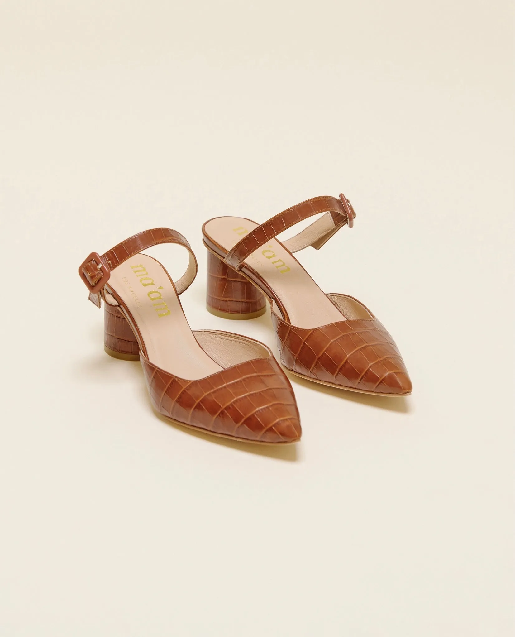 Ruth Heels - Cognac sold by Ma'am Shoes product image thumbnail 3