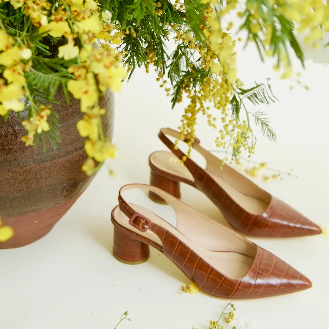 Stacey Heels - Cognac sold by Ma'am Shoes product image thumbnail 5