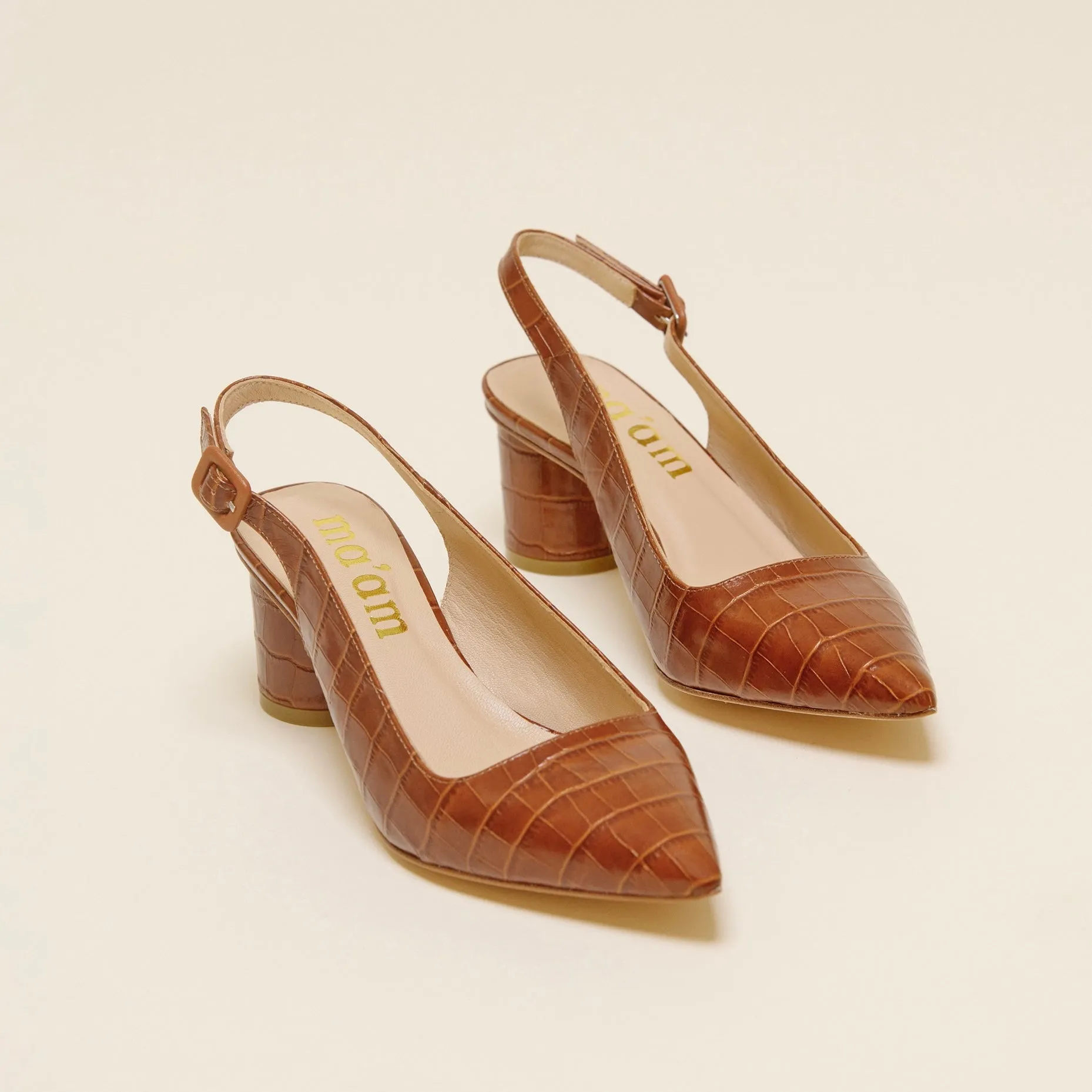 Stacey Heels - Cognac sold by Ma'am Shoes product image thumbnail 2
