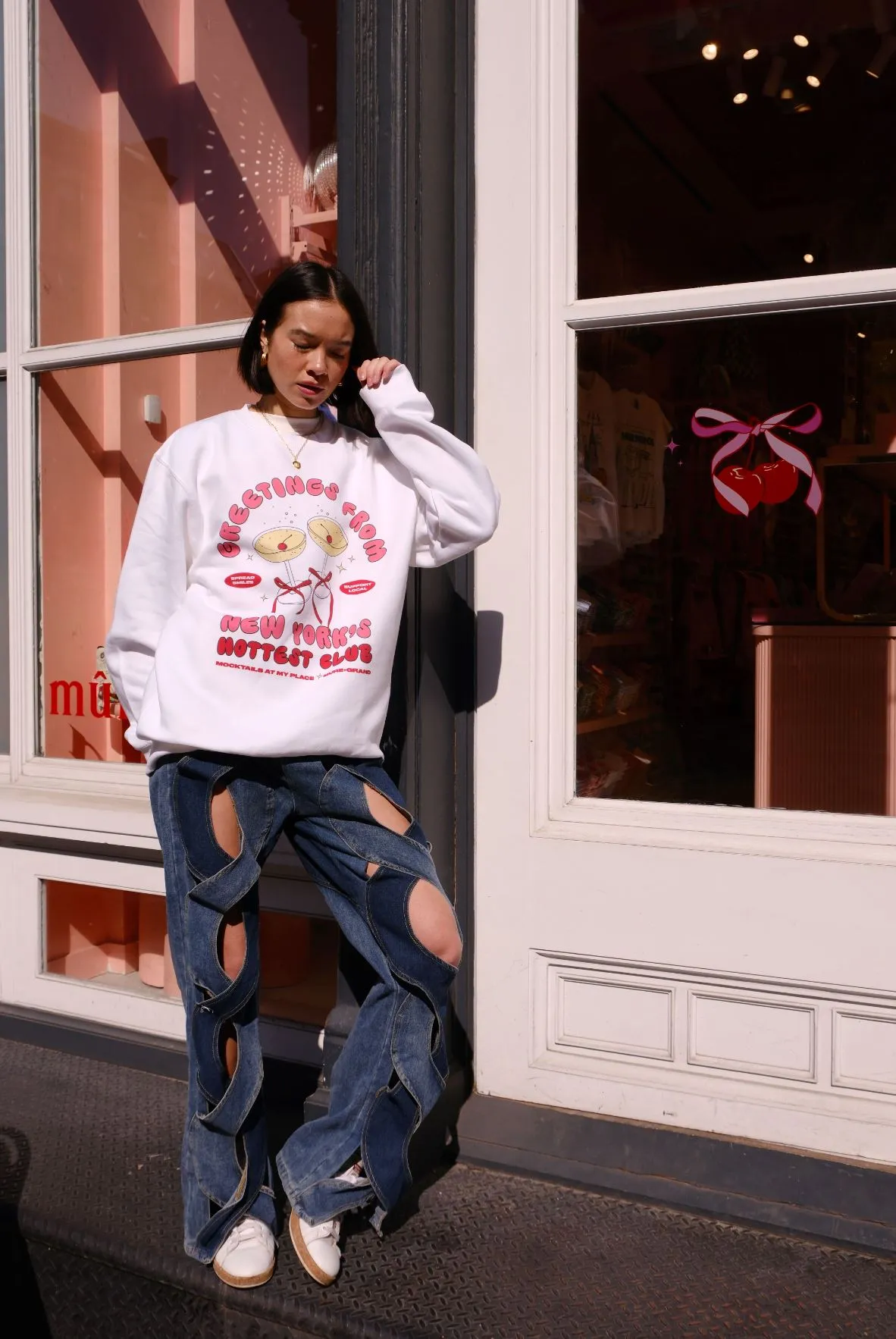 Mocktails at My Place Sweatshirt sold by Mulberry and Grand product image thumbnail 2