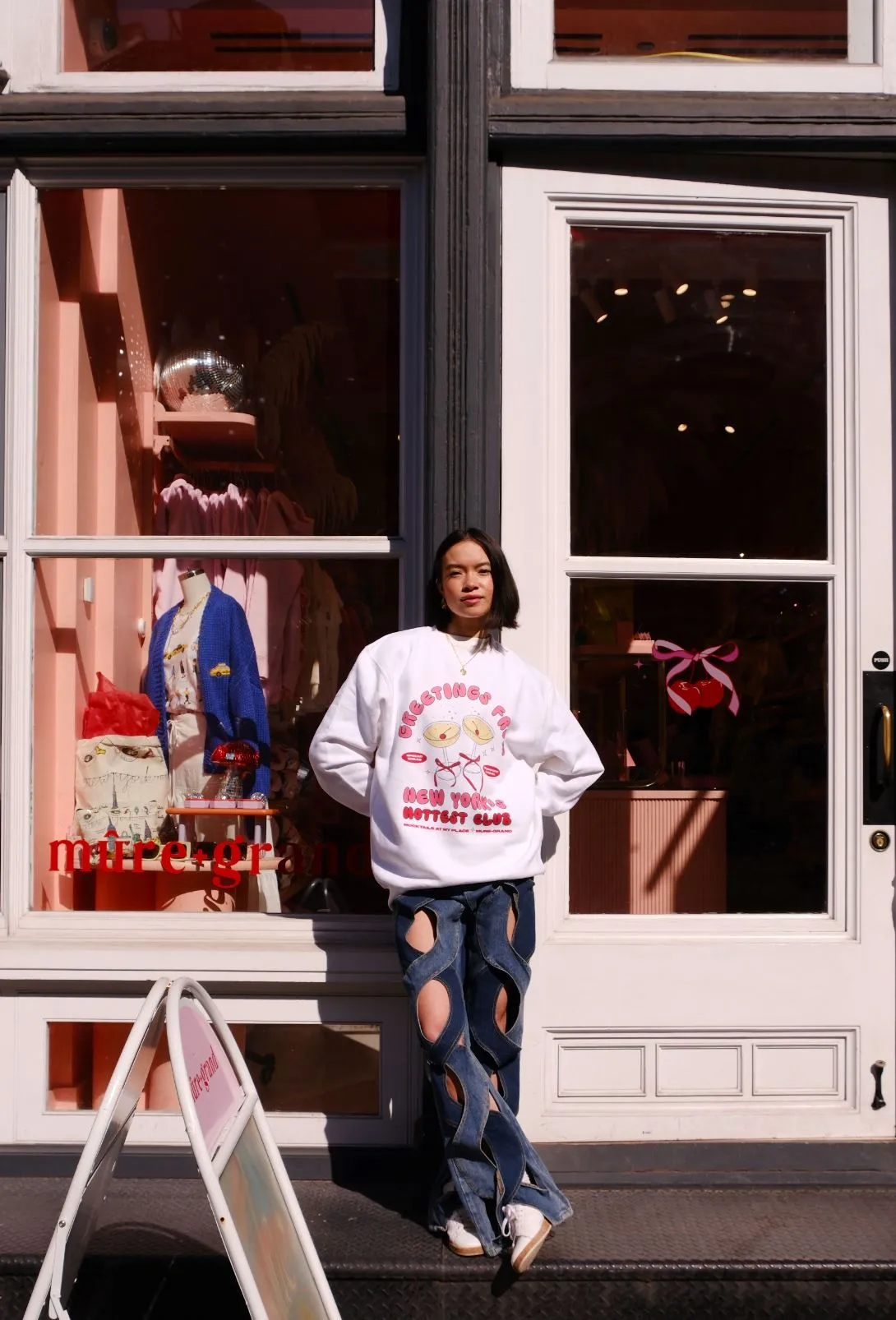 Mocktails at My Place Sweatshirt sold by Mulberry and Grand product image thumbnail 3