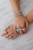 Icing on the Cupcake Enamel Stacking Ring sold by Mulberry and Grand