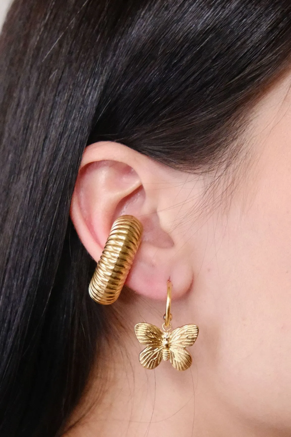 Chunky Ribbed Ear Cuff sold by Mulberry and Grand product image thumbnail 2