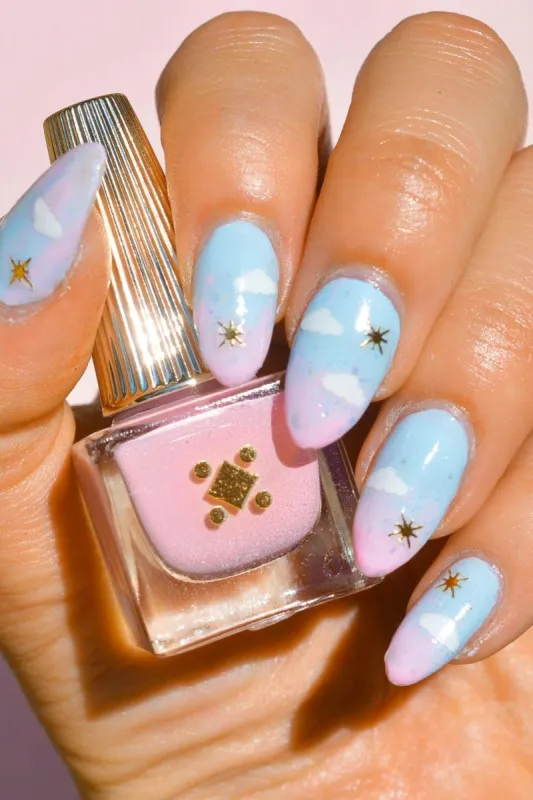 Retrograde Nail Art Stickers sold by Mulberry and Grand