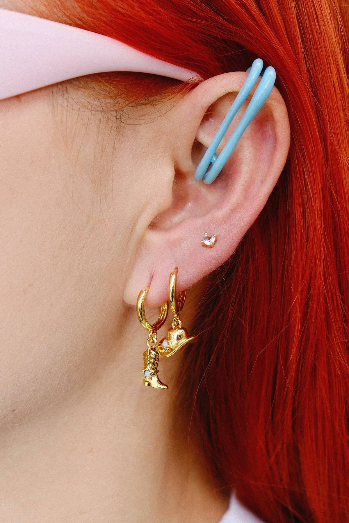 Wavy Chunky Enamel Ear Cuff sold by Mulberry and Grand