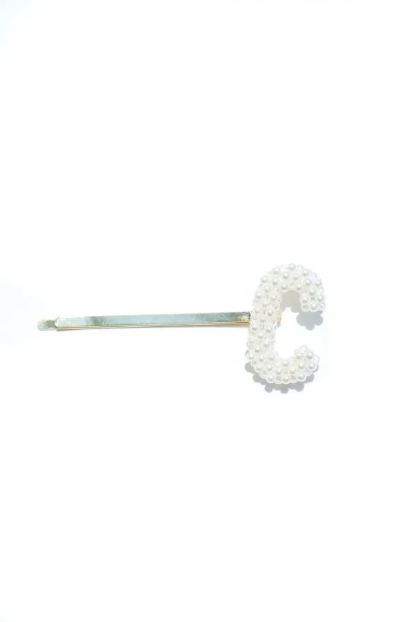 Pearl Initial Bobby Pin sold by Mulberry and Grand product image thumbnail 4
