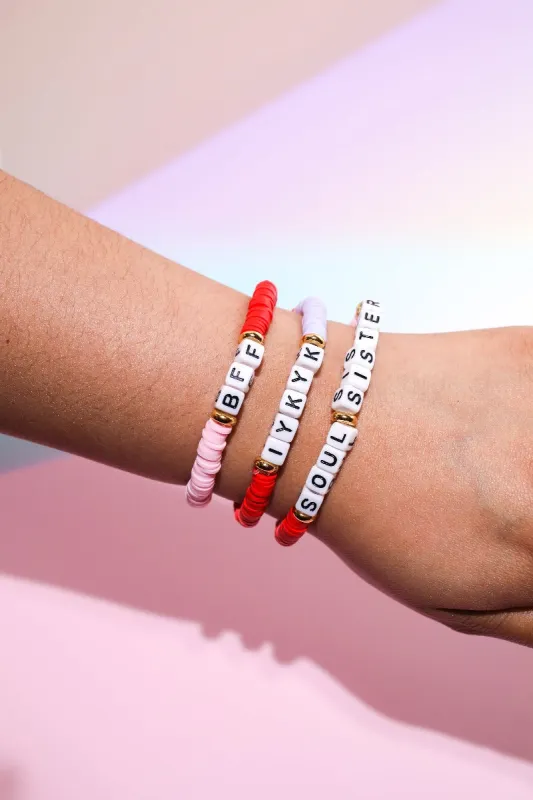 IYKYK Inspirational Beaded Bracelet sold by Mulberry and Grand
