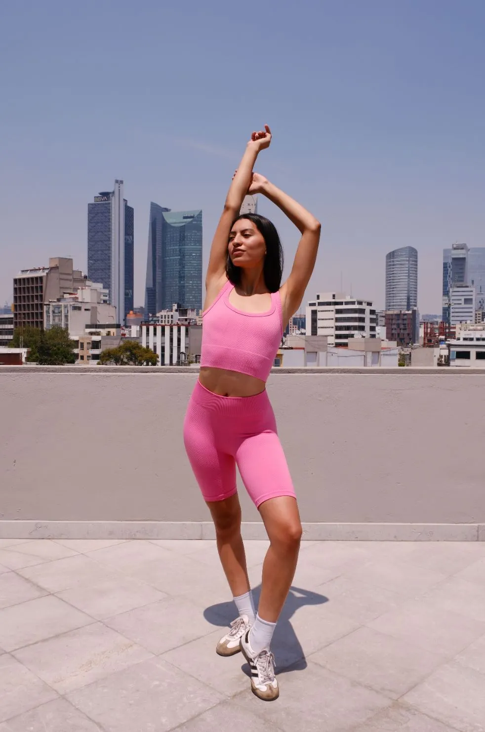 Ava Seamless Ribbed Crop Top sold by Mulberry and Grand