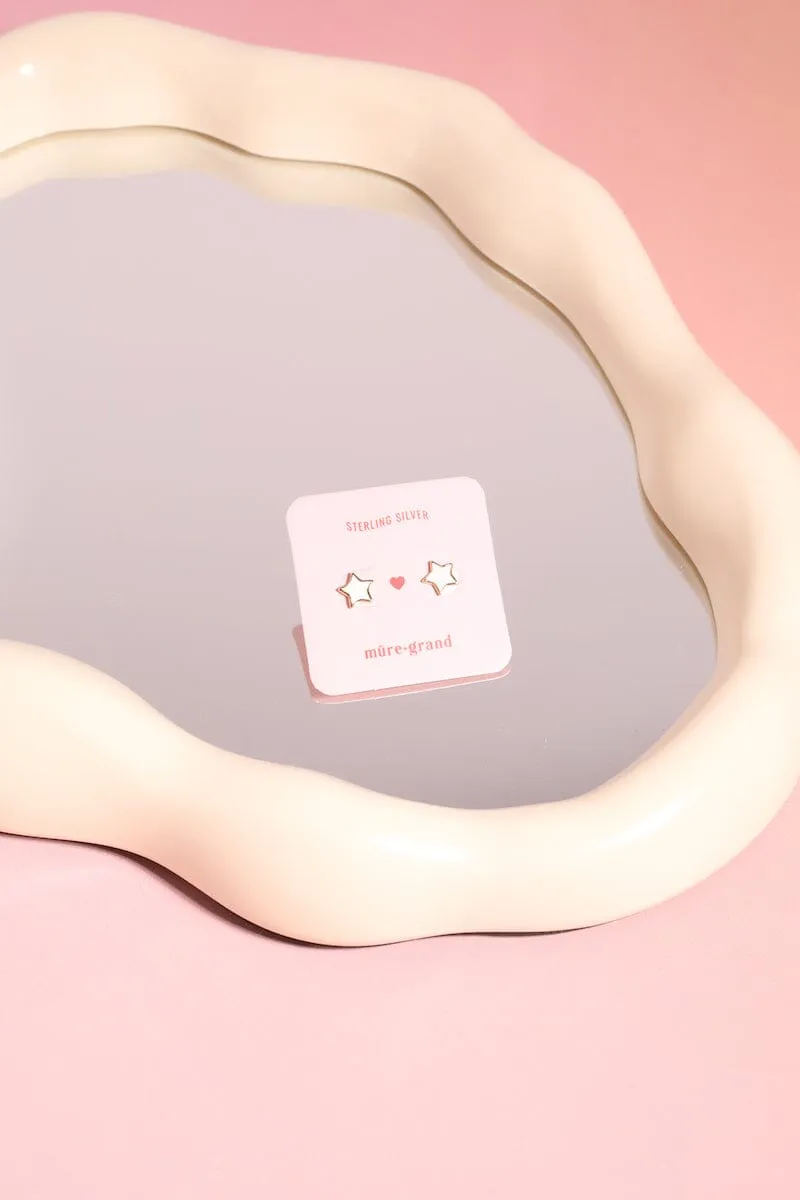 Shooting Star Sterling Silver Stud Earrings sold by Mulberry and Grand product image thumbnail 2