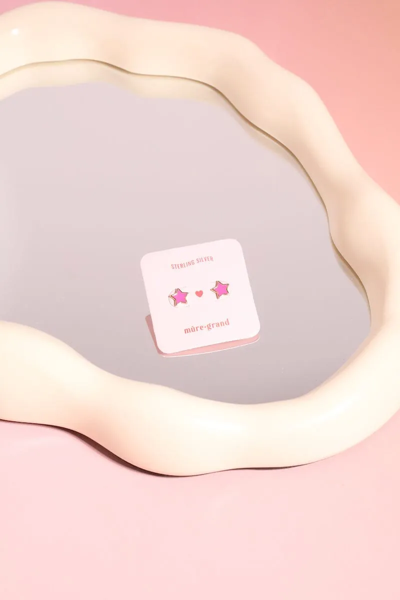 Shooting Star Sterling Silver Stud Earrings sold by Mulberry and Grand product image thumbnail 3