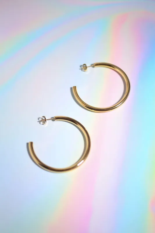 Essential Oversized Hoop Earring sold by Mulberry and Grand