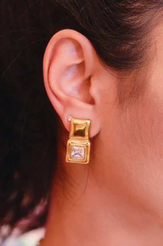 Ottilie Statement Earrings sold by Mulberry and Grand