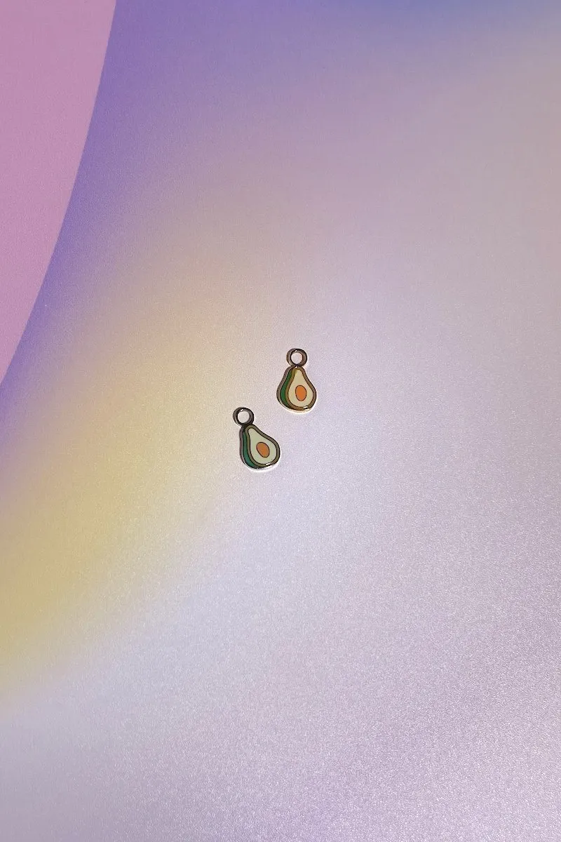 Avocado Enamel Dangle Charm sold by Mulberry and Grand