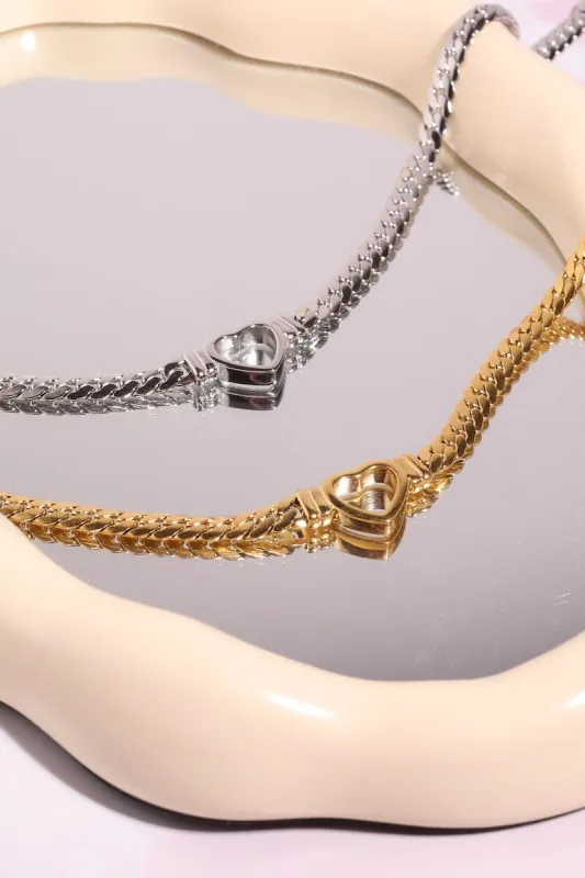 Sorell Heart Choker Necklace sold by Mulberry and Grand