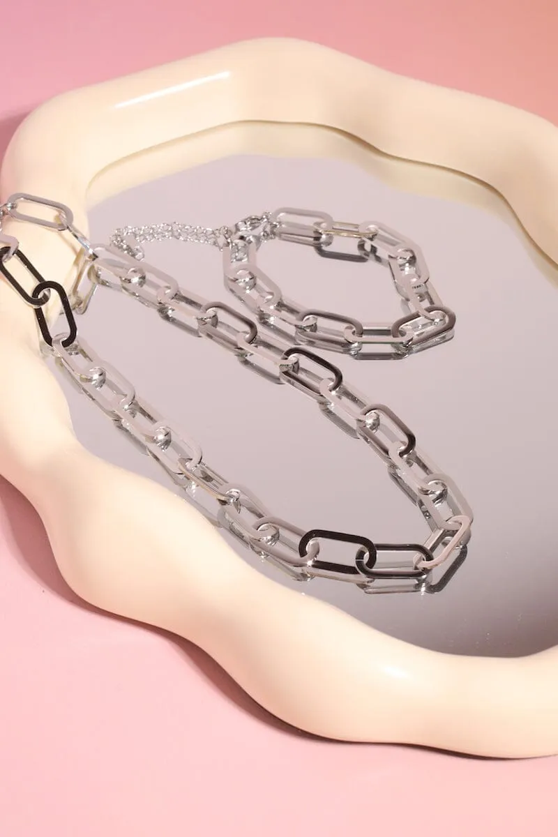 Paperclip Chain Link Bracelet sold by Mulberry and Grand product image thumbnail 4