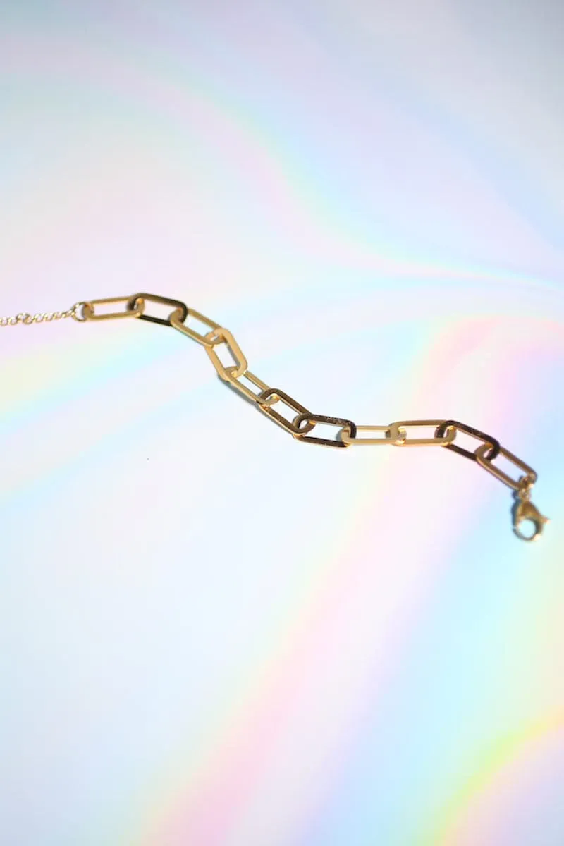 Paperclip Chain Link Bracelet sold by Mulberry and Grand product image thumbnail 2