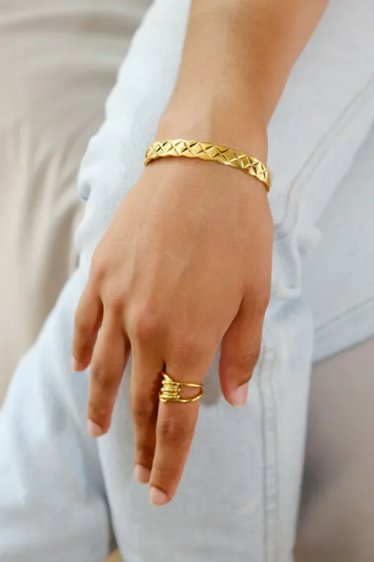 Savannah Snake Bangle Cuff Bracelet sold by Mulberry and Grand
