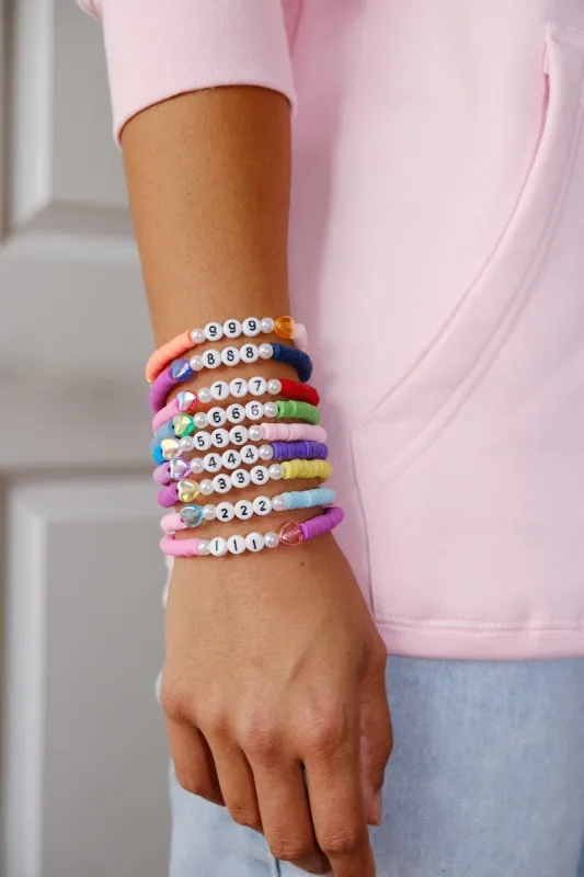 Angel Number Beaded Bracelet sold by Mulberry and Grand