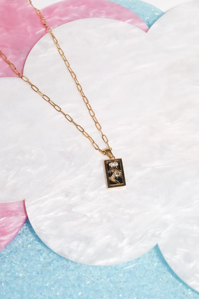 The Magician Tarot Card Pendant Necklace sold by Mulberry and Grand product image thumbnail 3
