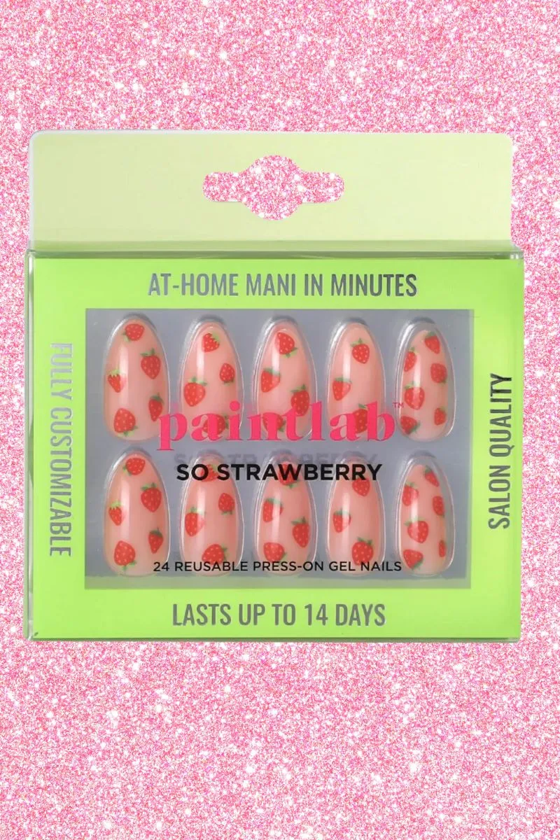 Paintlab Pink Strawberry Press on Nails sold by Mulberry and Grand product image thumbnail 4