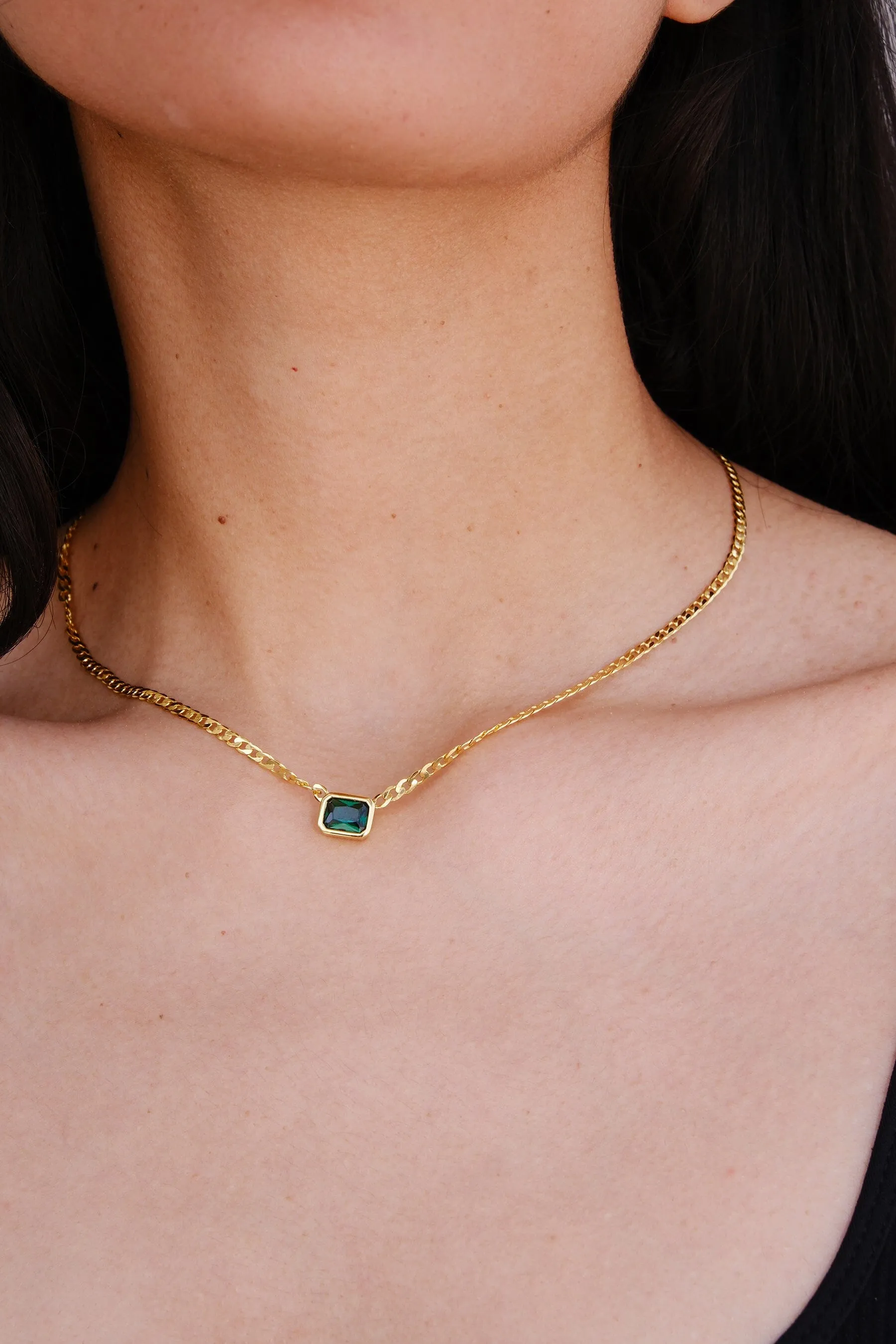 Nora Cubic Sterling Silver Necklace sold by Mulberry and Grand product image thumbnail 2