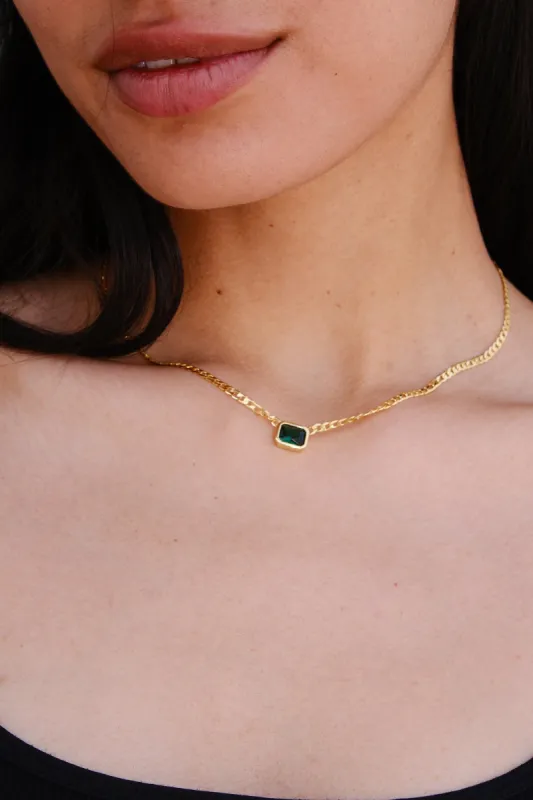 Nora Cubic Sterling Silver Necklace sold by Mulberry and Grand