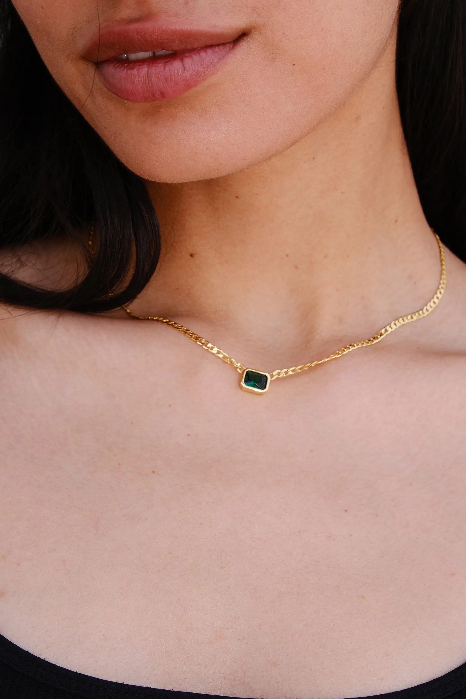 Nora Cubic Sterling Silver Necklace sold by Mulberry and Grand