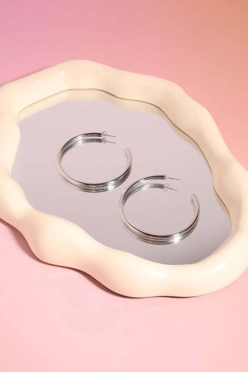 Classic Large Hoop Earrings sold by Mulberry and Grand product image thumbnail 2