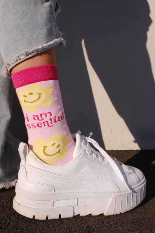 I am Essential Socks sold by Mulberry and Grand