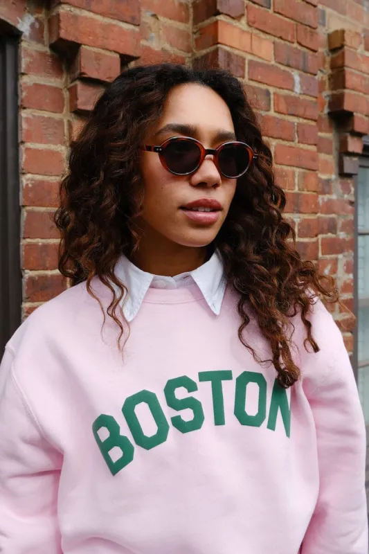 Boston Puff Sweatshirt sold by Mulberry and Grand