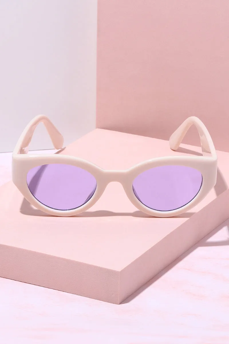 Chase The Sun Round Frame Sunglasses sold by Mulberry and Grand product image thumbnail 3