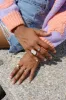 Abstract Moonstone Stacking Ring sold by Mulberry and Grand
