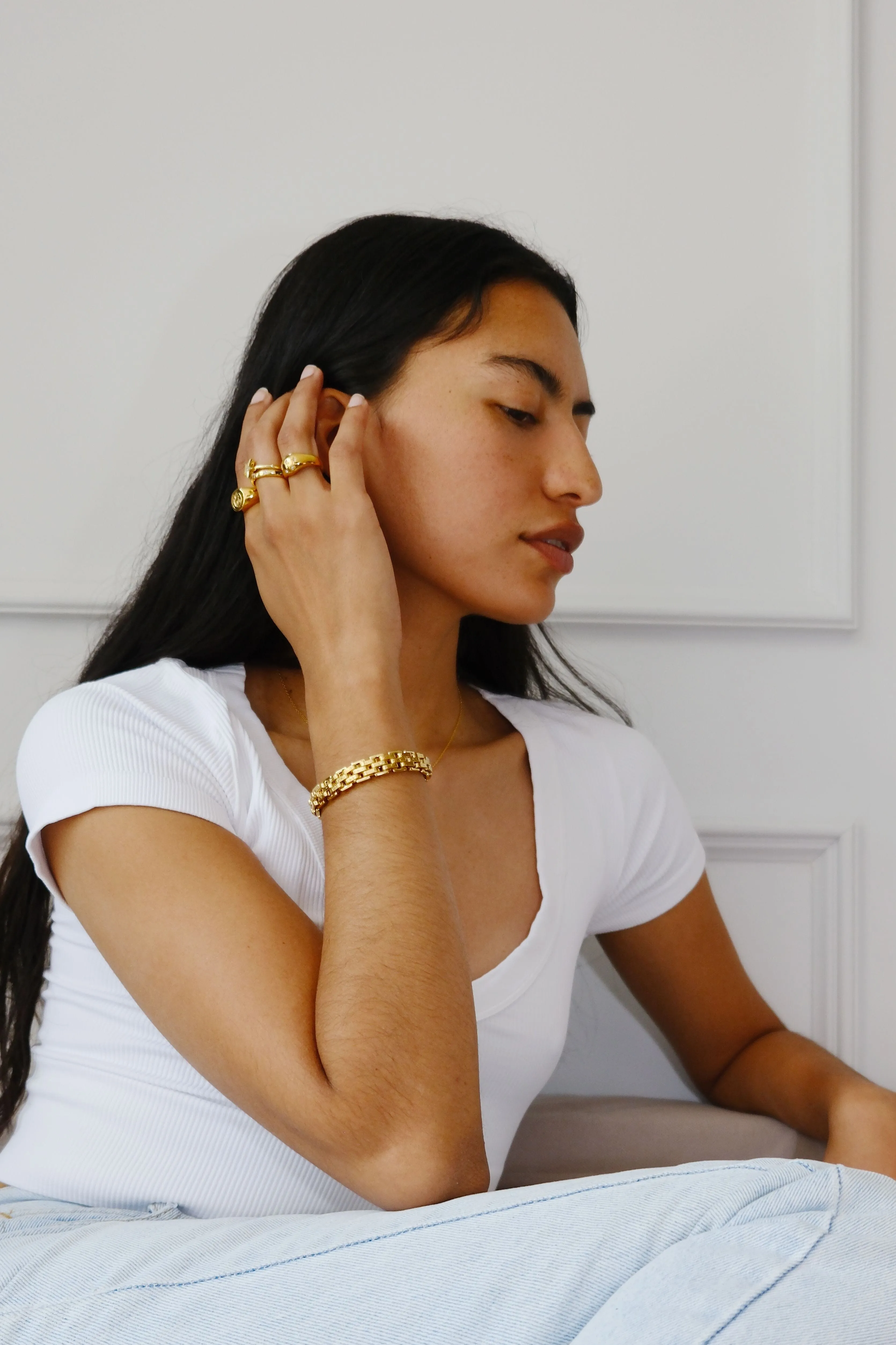 Hugo Crown Chain Bracelet sold by Mulberry and Grand