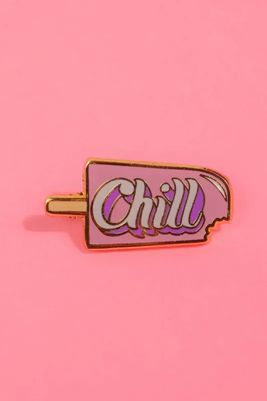 Chill Enamel Pin sold by Mulberry and Grand