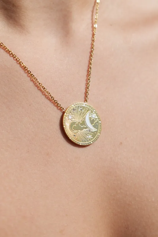 Divine Celestial Pendant Necklace sold by Mulberry and Grand