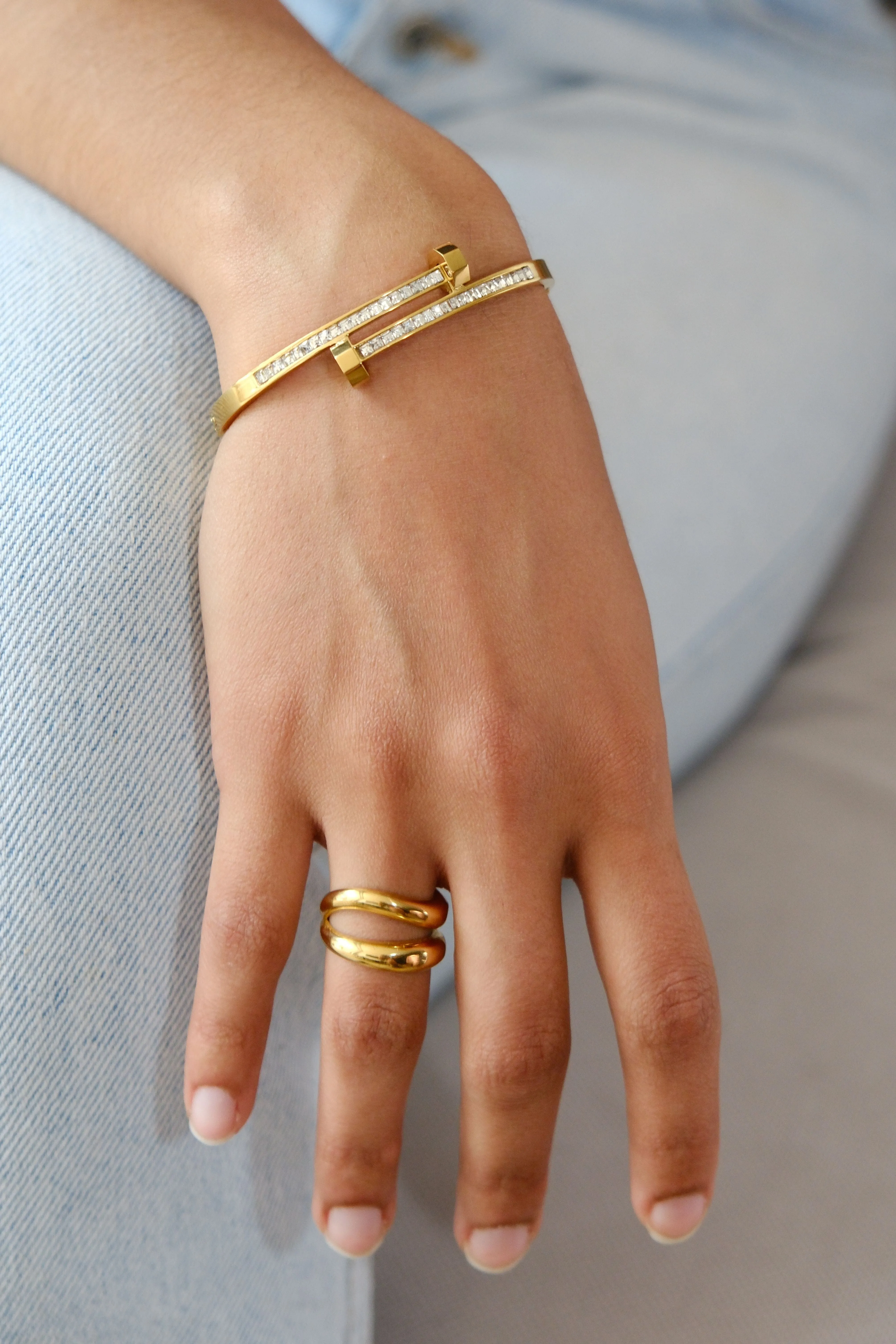 Nailed It Bangle Bracelet sold by Mulberry and Grand product image thumbnail 2
