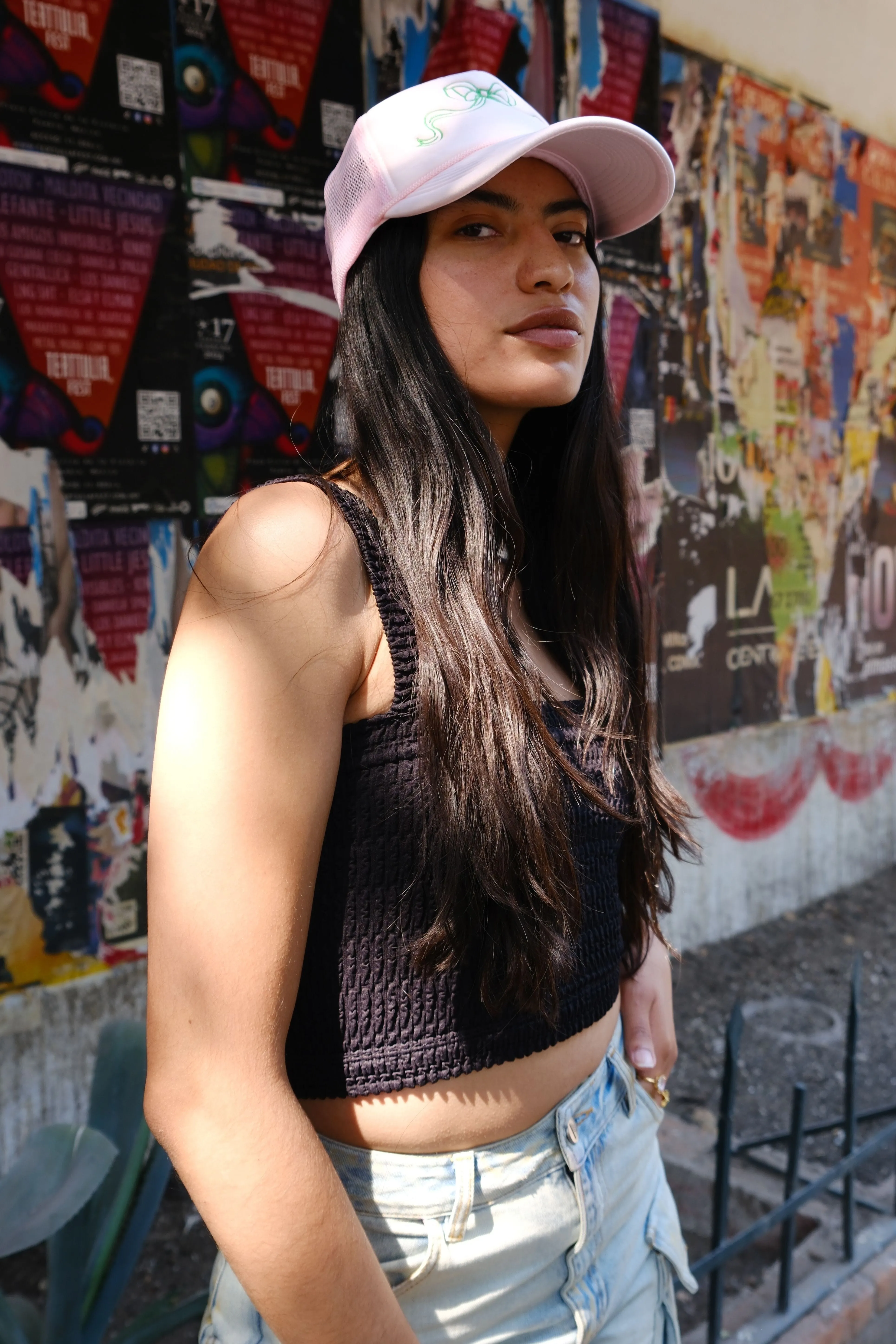 Bow Embroidered Trucker Hat sold by Mulberry and Grand product image thumbnail 2