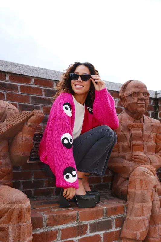 You're the Yin to My Yang Puff Cardigan sold by Mulberry and Grand