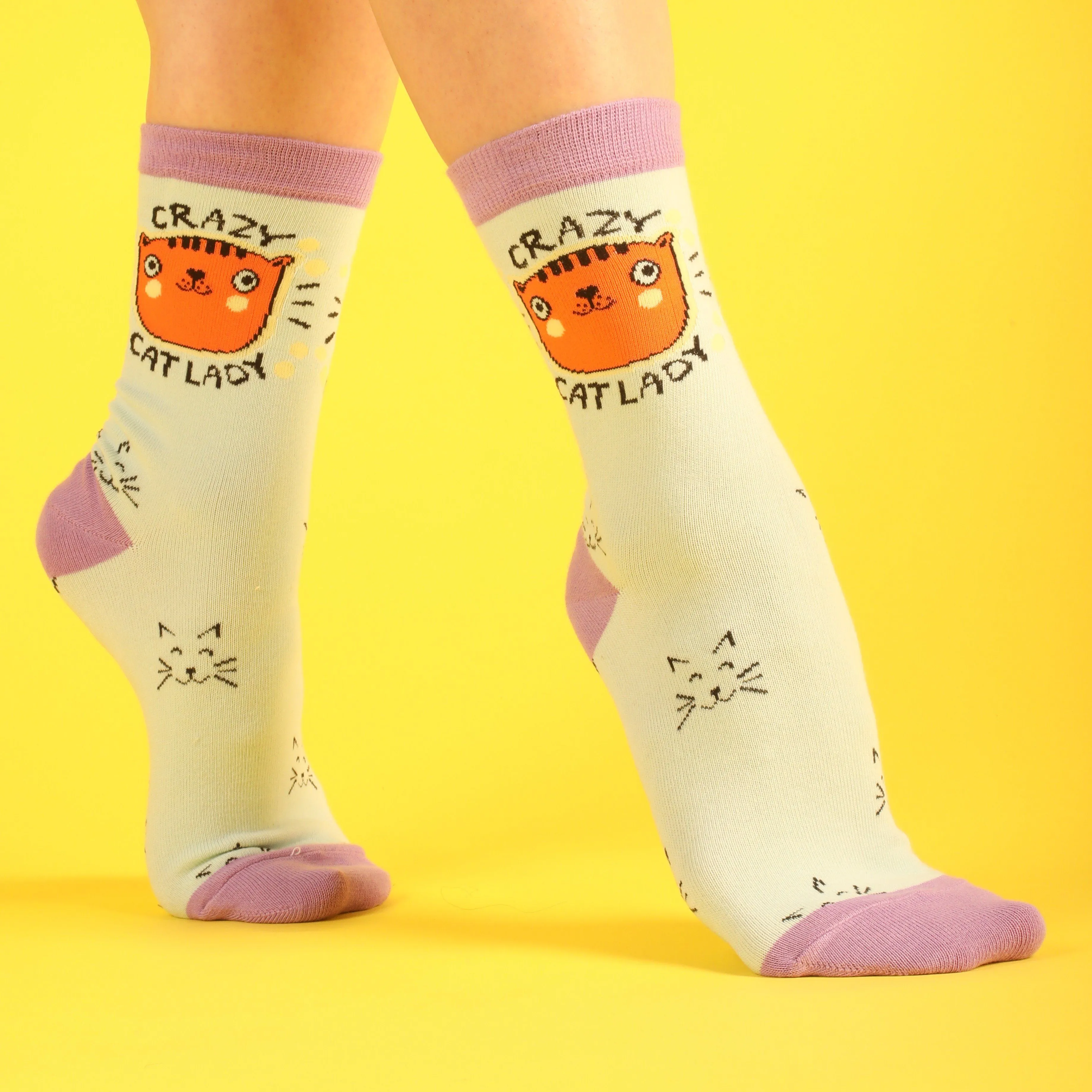 Crazy Cat Lady Socks sold by Mulberry and Grand product image thumbnail 4