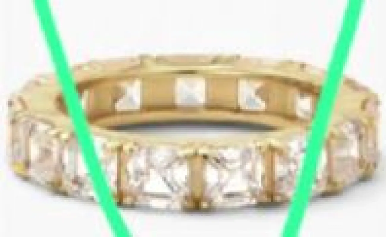 Baguette Sterling Silver Ring sold by Mulberry and Grand