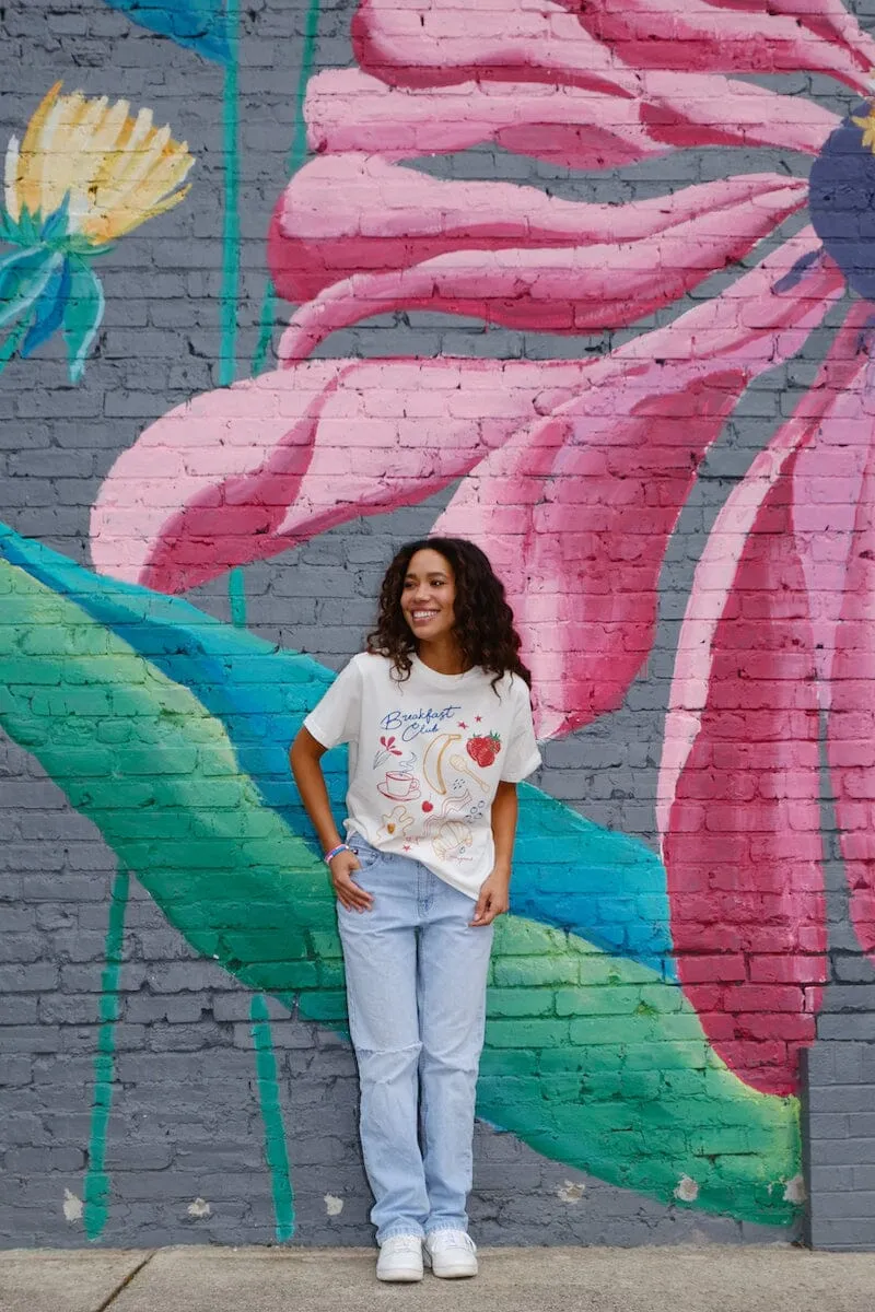 Breakfast Club Graphic T-Shirt sold by Mulberry and Grand product image thumbnail 3