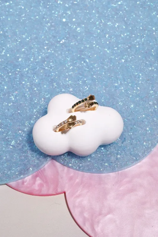 Hug Me Midi Ring in Gold sold by Mulberry and Grand