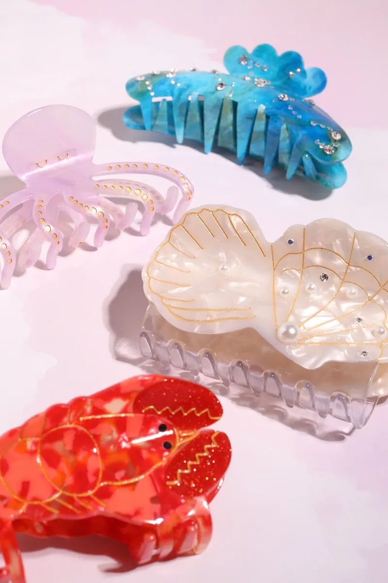Jumbo Pearl Claw Clip sold by Mulberry and Grand product image thumbnail 3